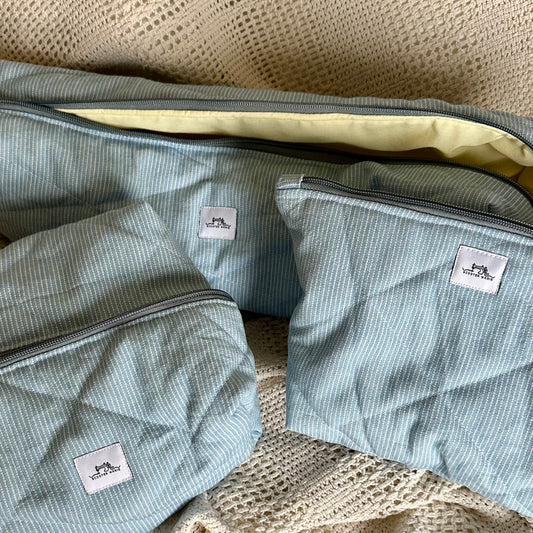 Blue and White XL Boxy
