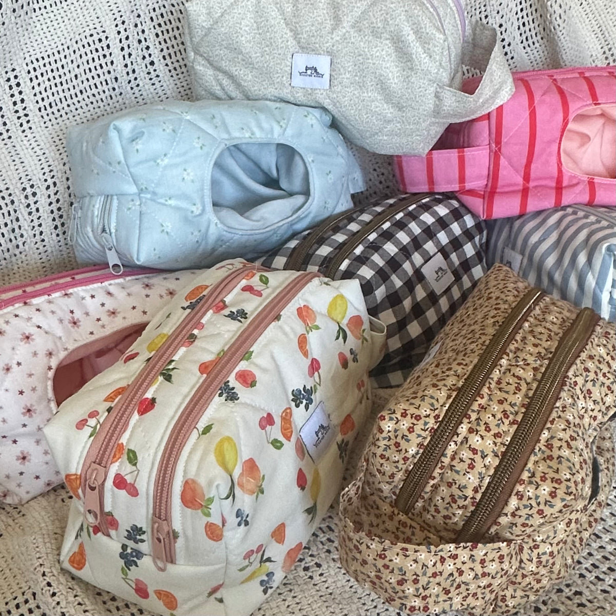 Pink Floral Diaper Bag