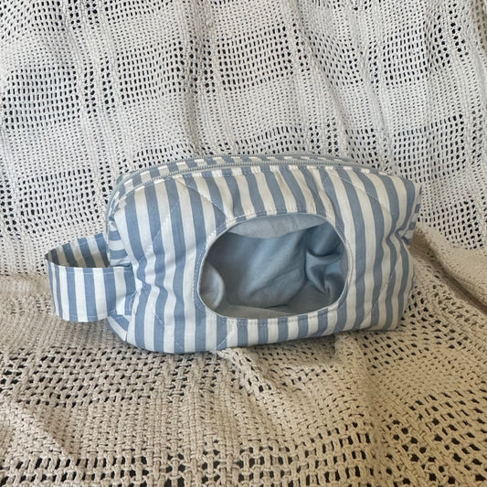 Blue Stripe Diaper Bag