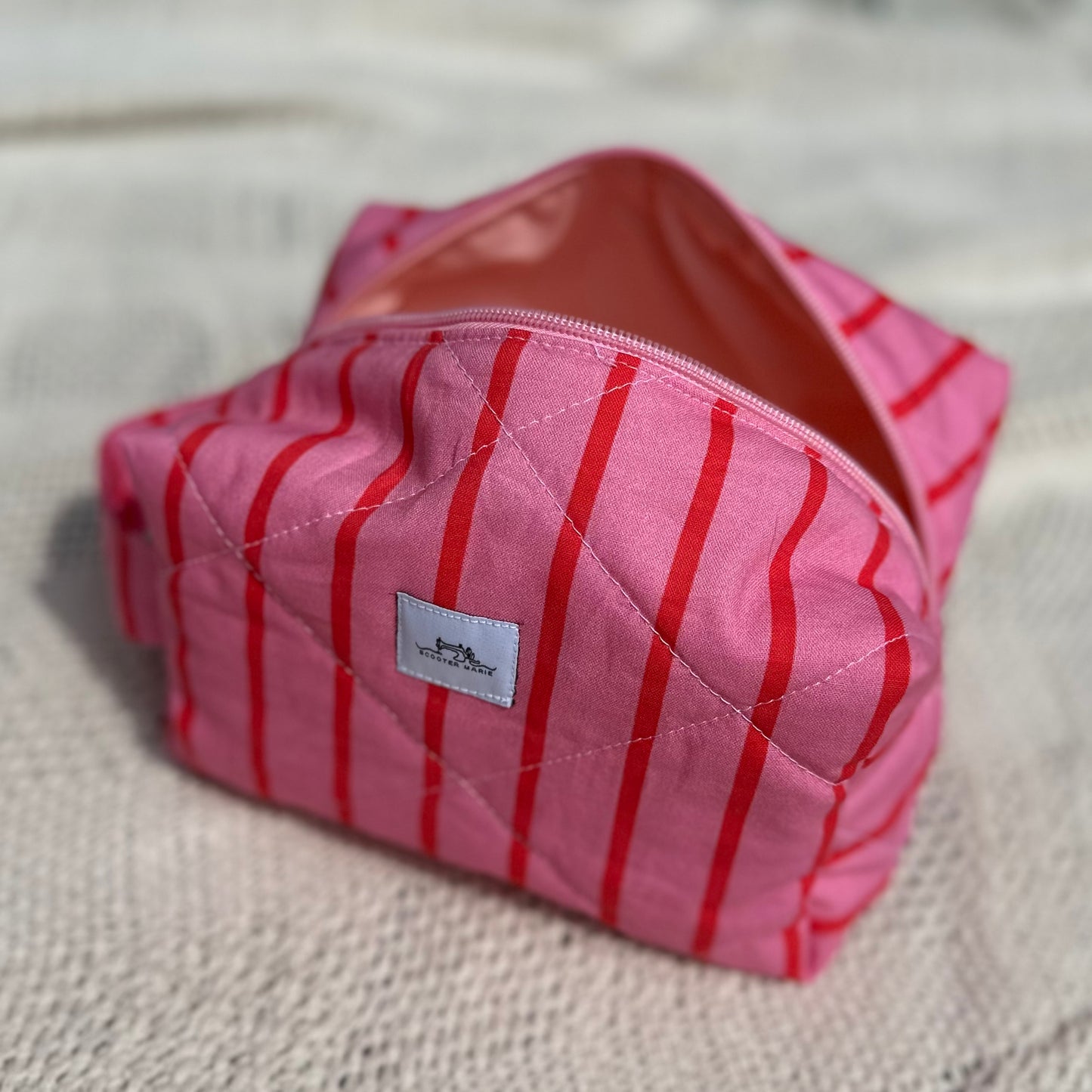 Pink and Red Candy Stripe Small Boxy