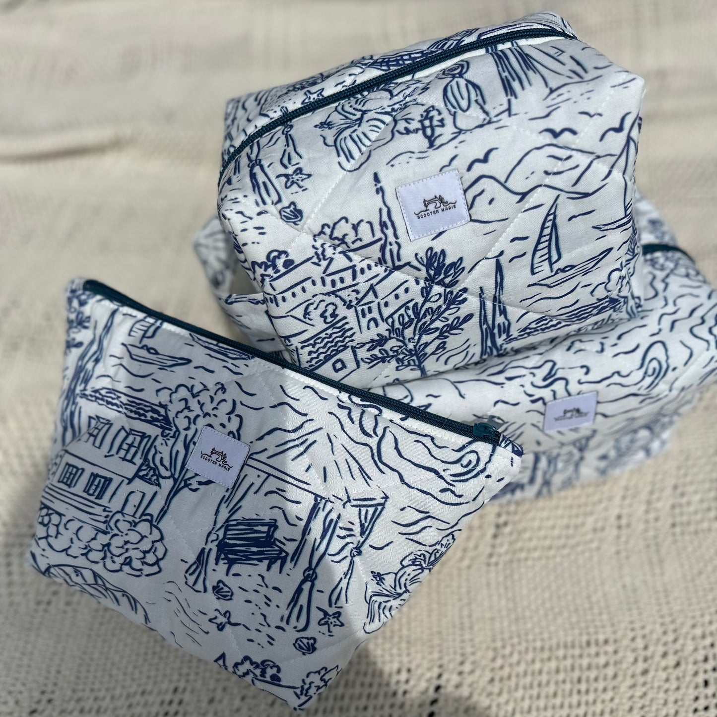 Coastal Toile XL Boxy
