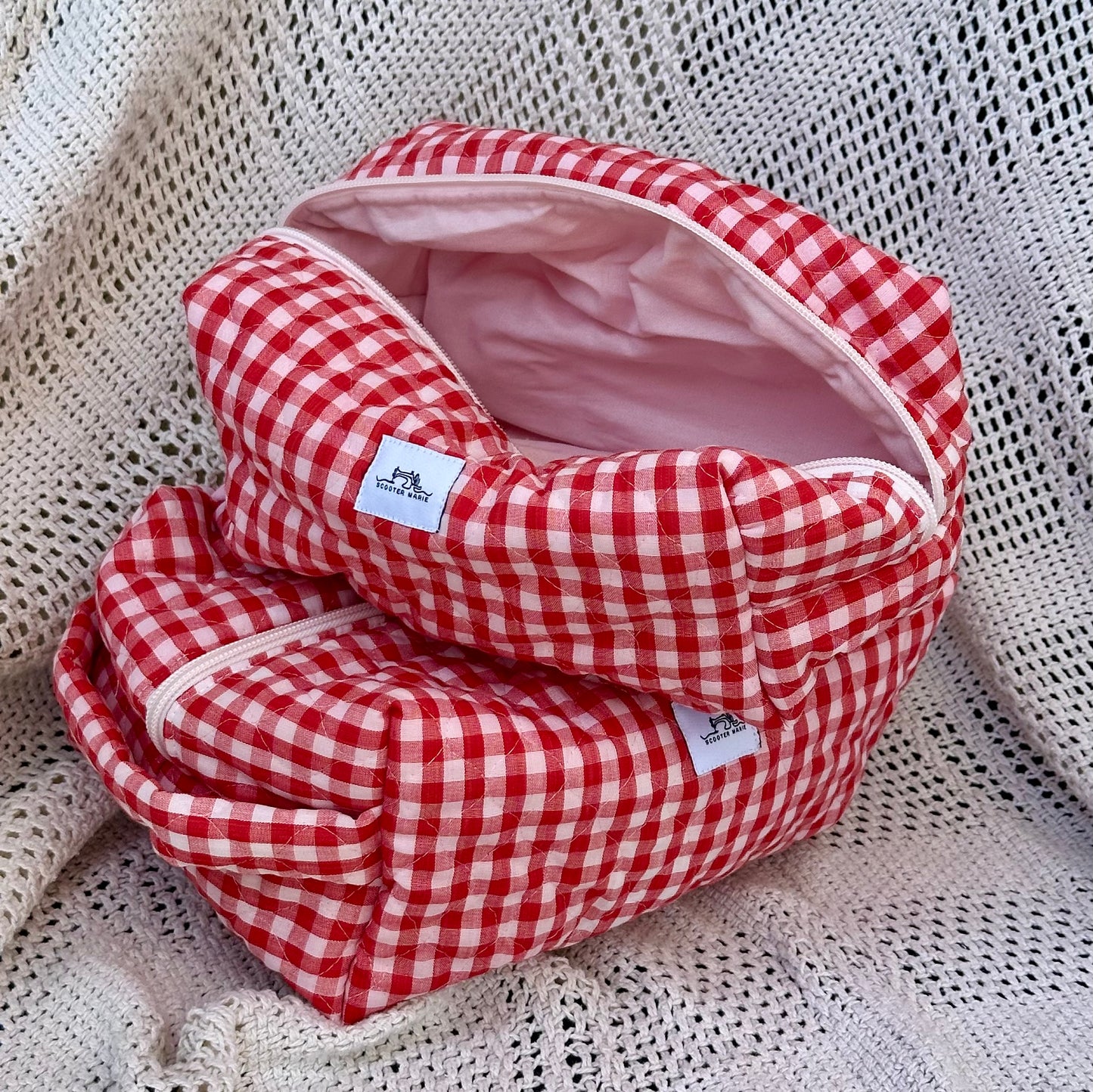 Red Gingham Small Boxy