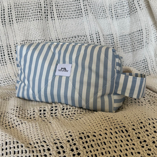 Blue Stripe Diaper Bag