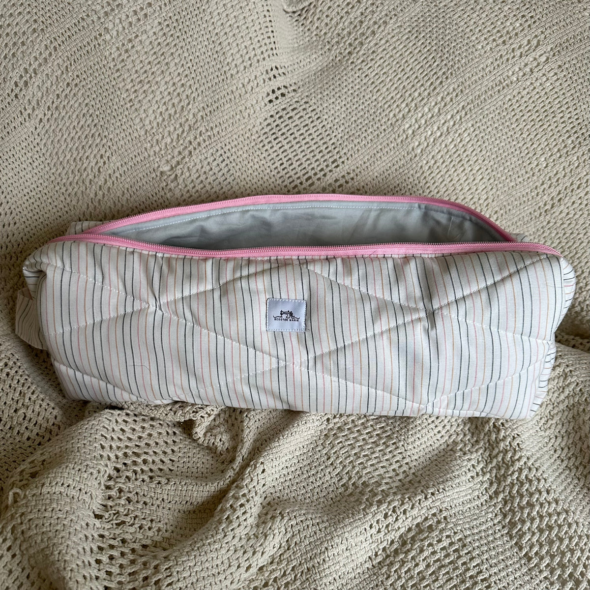 Rainbow Stripes Hair Tools Bag