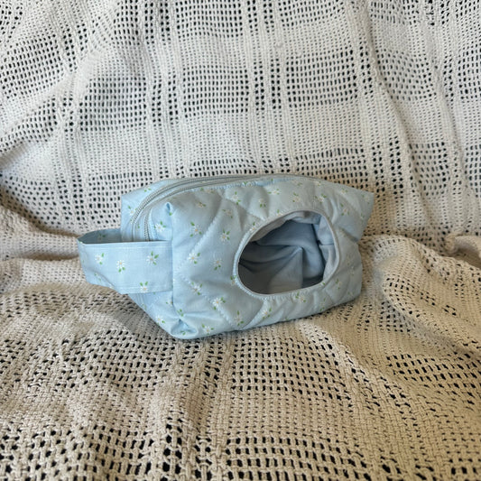 Blue Floral Diaper Bag