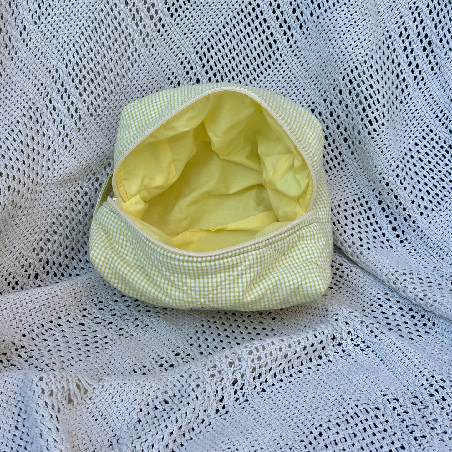 Green Gingham Small Boxy