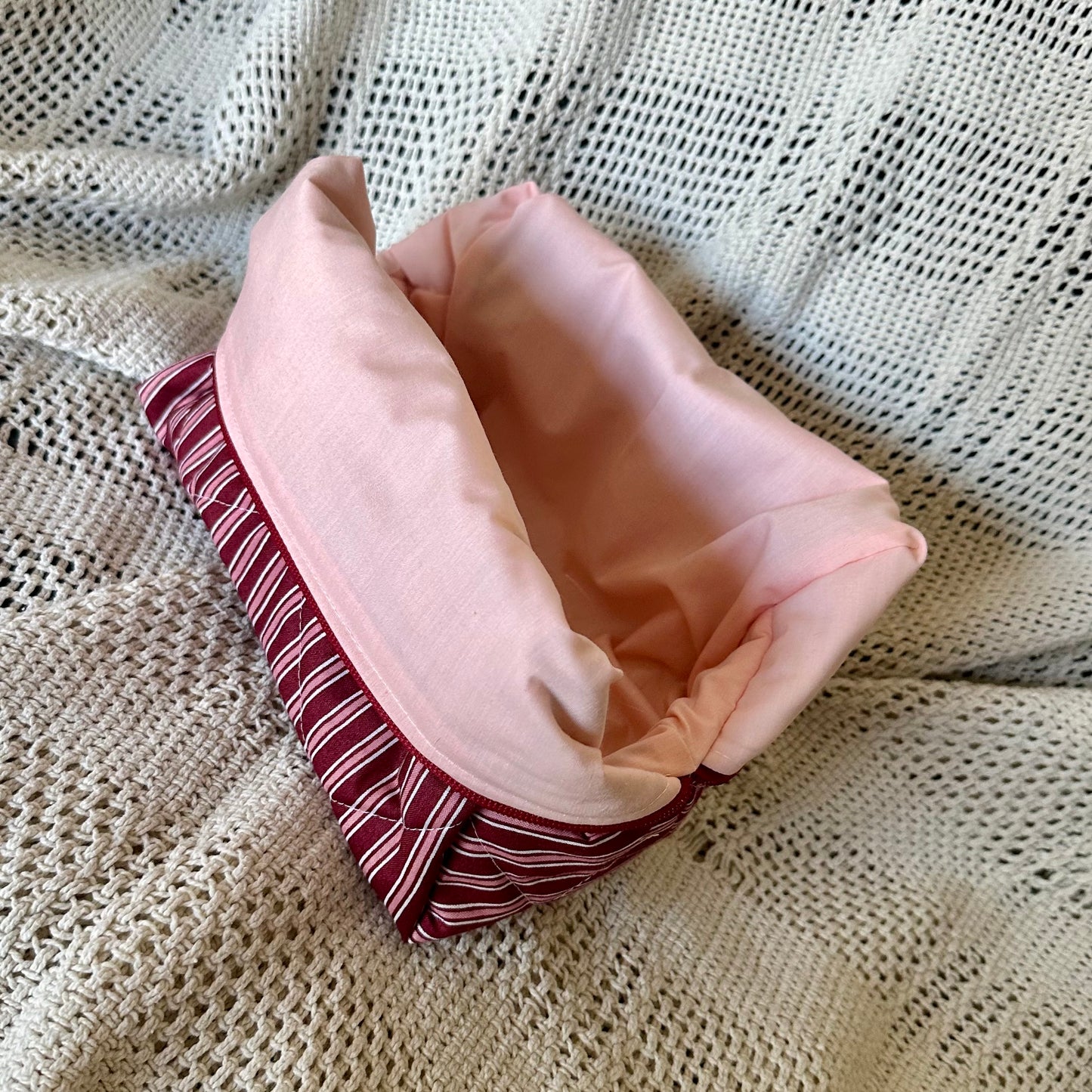 Burgundy Stripes XL Boxy