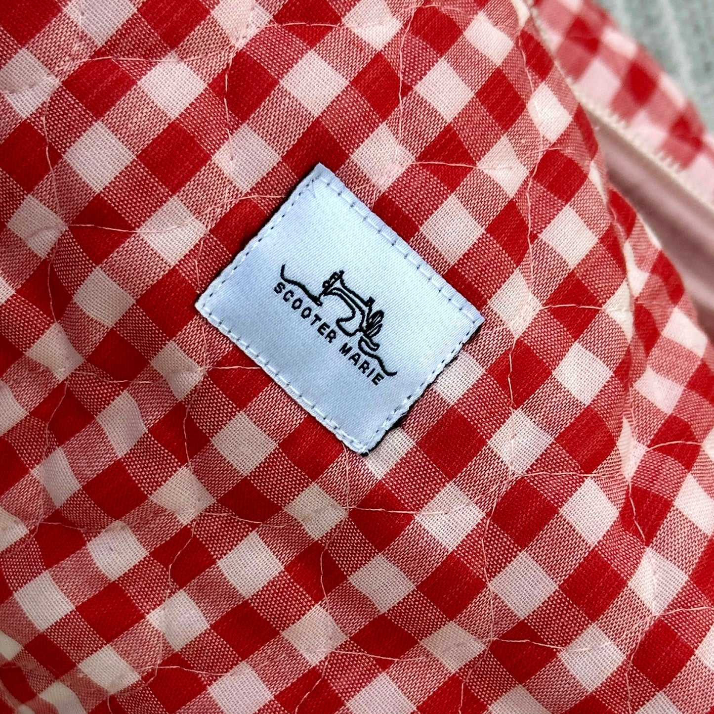 Red Gingham Small Boxy