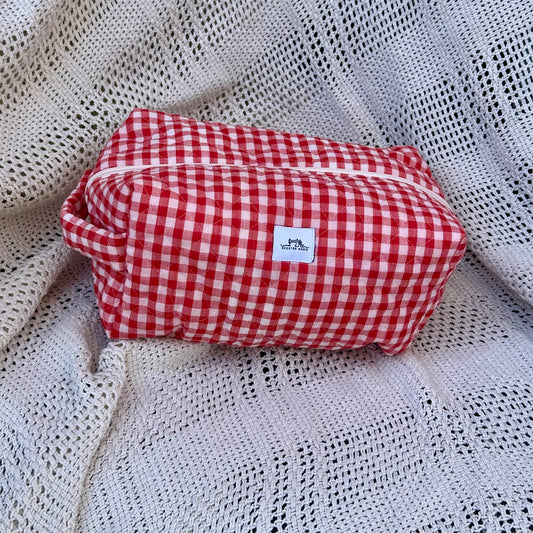 Red Gingham XL Boxy
