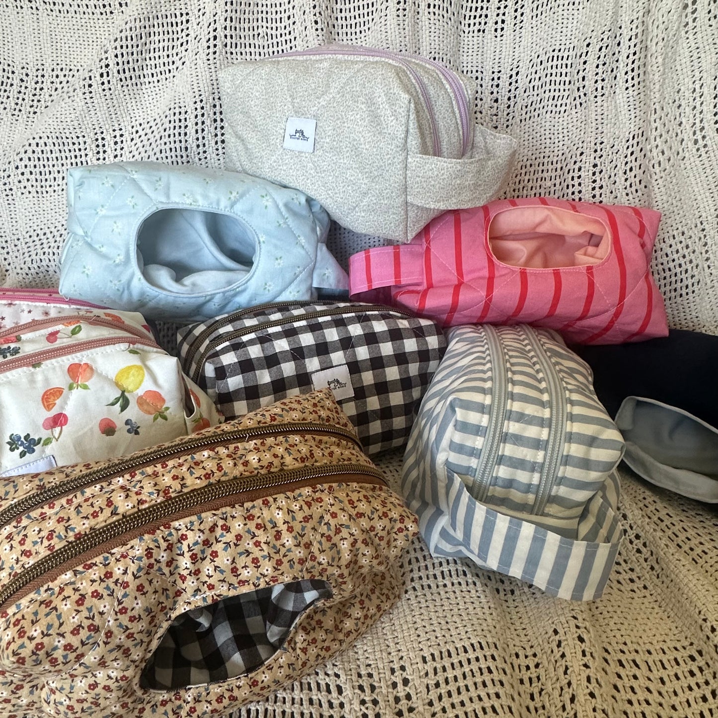 Brown Floral Diaper Bag