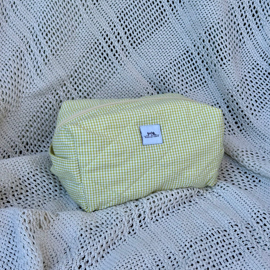 Green Gingham Small Boxy