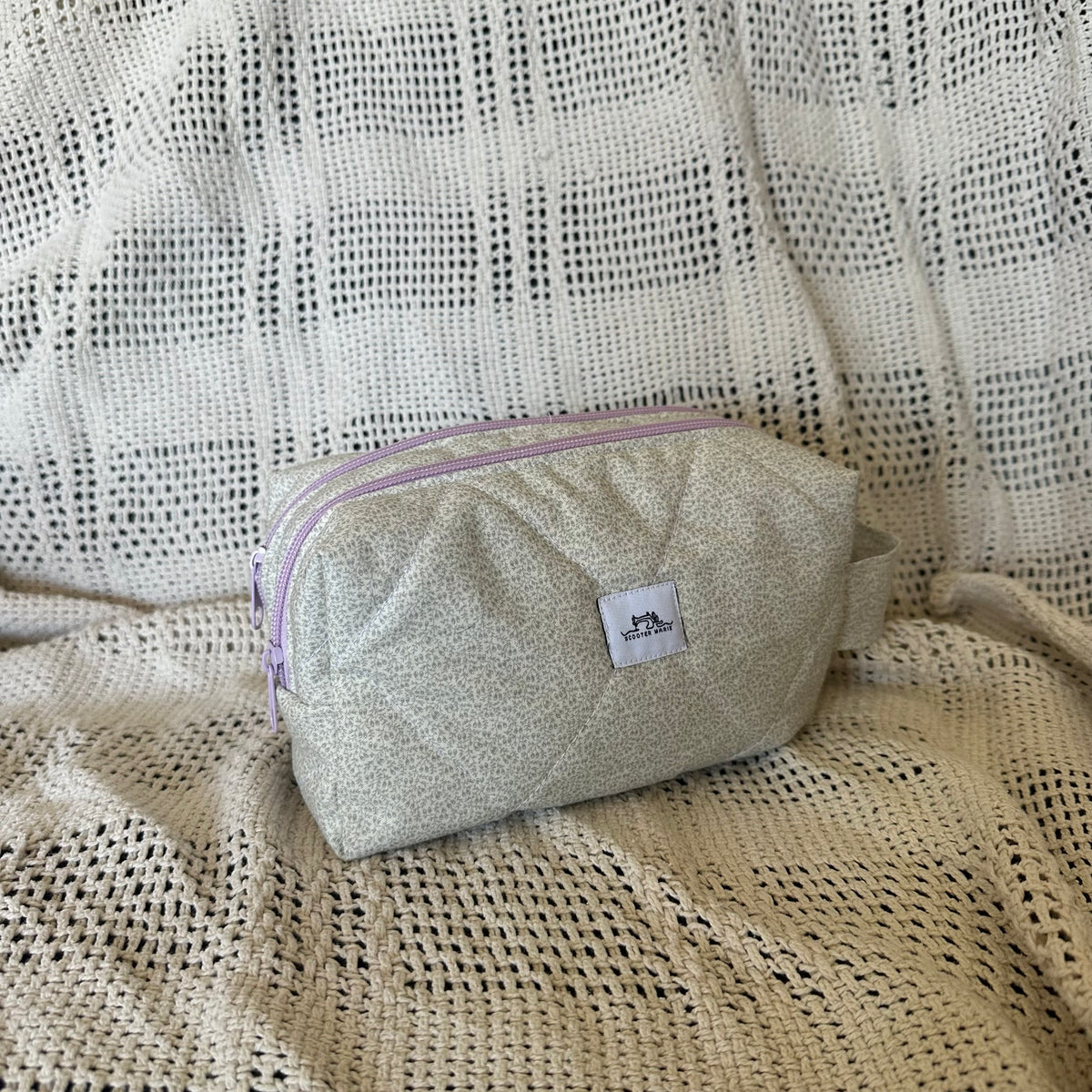 Purple Floral Diaper Bag