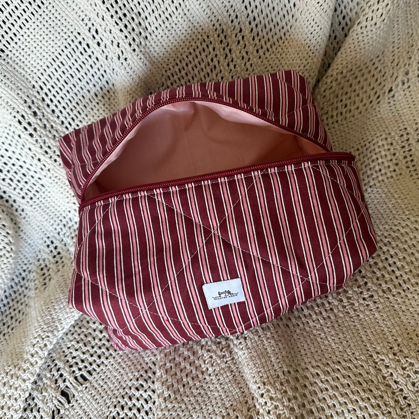 Burgundy Stripes XL Boxy