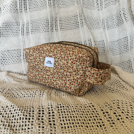 Brown Floral Diaper Bag