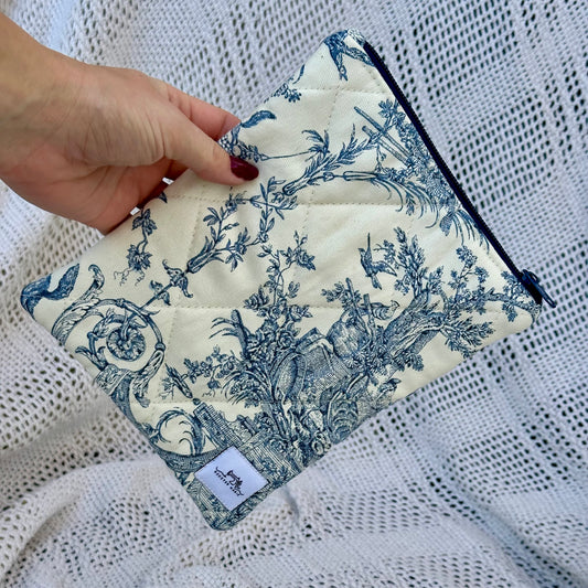 Blue Toile Kindle Sleeve
