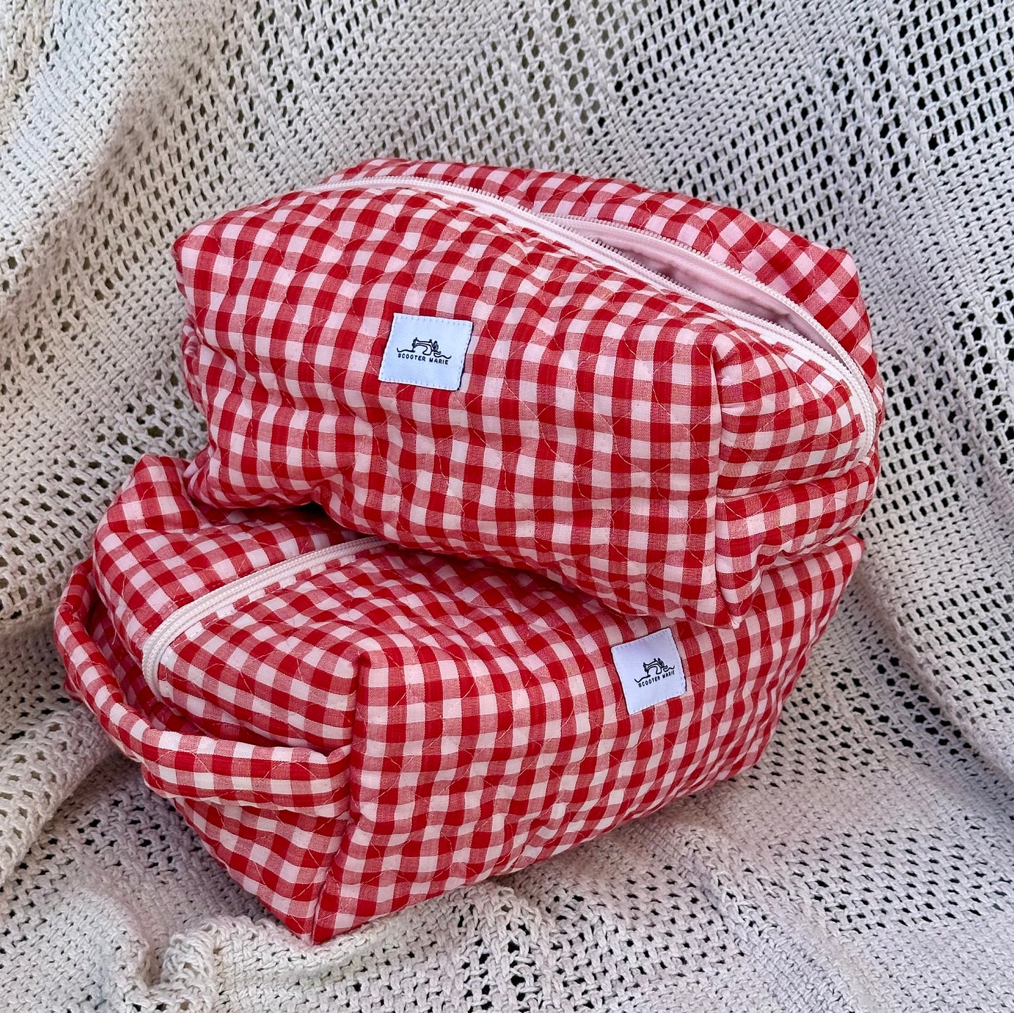 Red Gingham XL Boxy