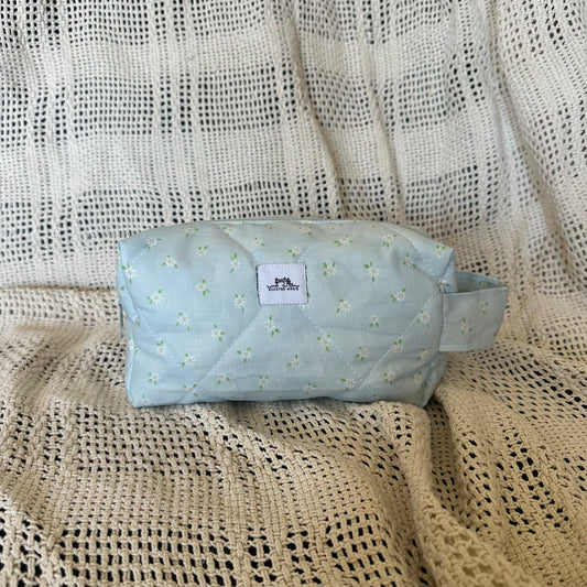 Blue Floral Diaper Bag