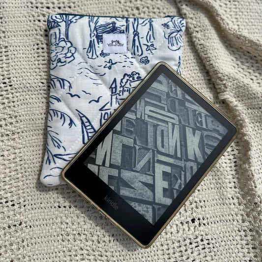 Coastal Toile Kindle Sleeve