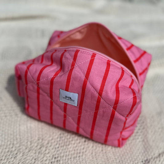Pink and Red Candy Stripe Small Boxy