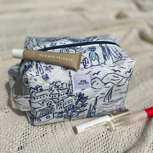 Coastal Toile Small Boxy